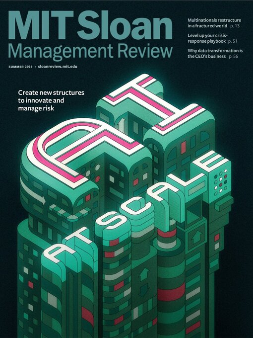 Cover image for MIT Sloan Management Review